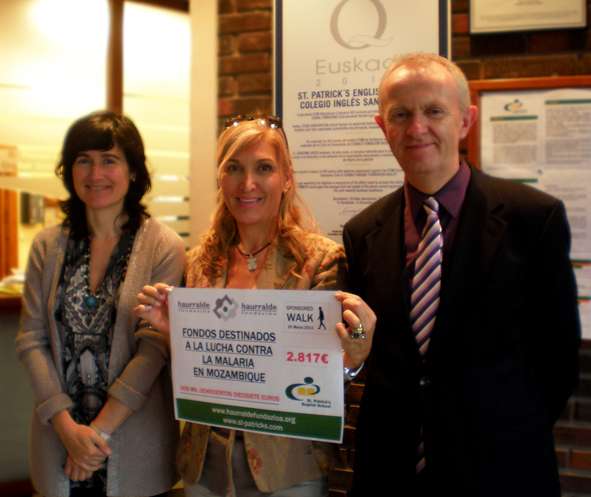 Entrega de fondos a Fundación Haurralde