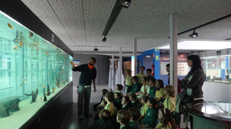 Alumnado de 3º y 4º Primaria en Eureka Museoa