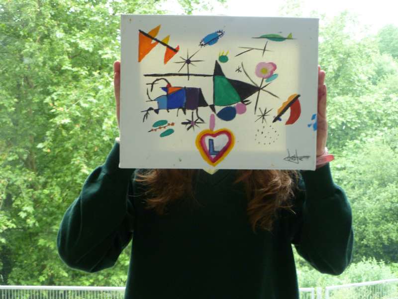 Cuadros pintados por 6º de Educación Primaria