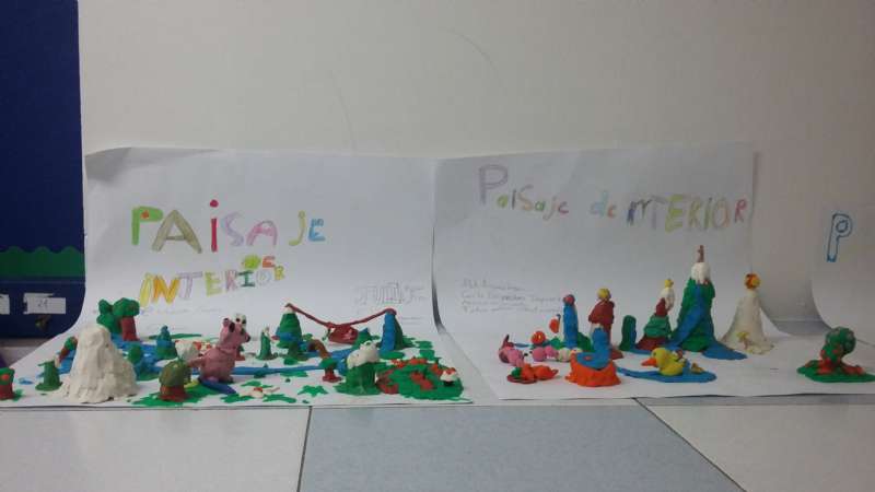 Maquetas y murales de nuestros paisajes de 3º de Educación Primaria