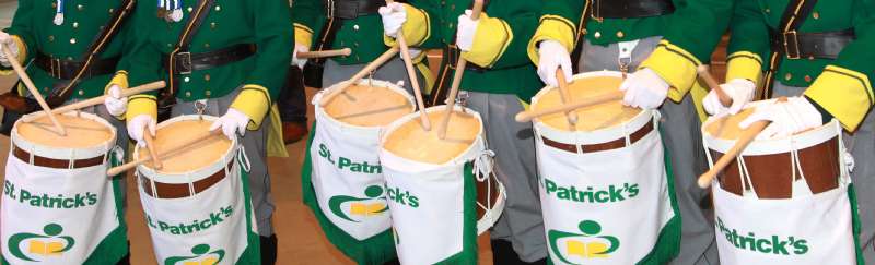San Patricio en la Tamborrada Infantil 2012