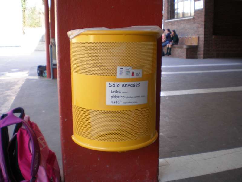 Campaña de recogida selectiva de residuos en el colegio