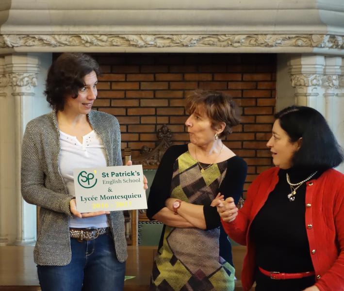 Recepción en el Ayuntamiento de Libourne